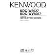 Cover page of KENWOOD KDC-W6027 Owner's Manual
