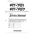 Cover page of PIONEER RT-701 Service Manual