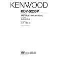 Cover page of KENWOOD KDV-S230P Owner's Manual