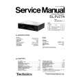 Cover page of TECHNICS SL-PJ27A Service Manual