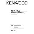 Cover page of KENWOOD R-K1000 Owner's Manual