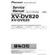 Cover page of PIONEER XVDV820 Service Manual