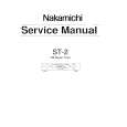 Cover page of NAKAMICHI ST-2 Service Manual