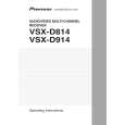 Cover page of PIONEER VSX-D814-K/KUXJICA Owner's Manual
