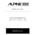 Cover page of ALPINE 3544 Service Manual