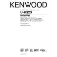 Cover page of KENWOOD U-K323 Owner's Manual