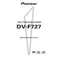 Cover page of PIONEER DV-F727 Owner's Manual