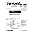 Cover page of TECHNICS RSM235X Service Manual