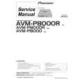 Cover page of PIONEER AVM-8000R Service Manual