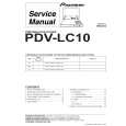 Cover page of PIONEER PDV-10/ZBW Service Manual