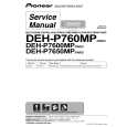 Cover page of PIONEER DEH-P760MP/XN/UC Service Manual
