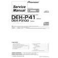 Cover page of PIONEER DEH-P41/XM/UC Service Manual