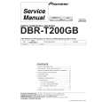 Cover page of PIONEER DBR-T200GB/NVXK/GB Service Manual