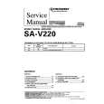 Cover page of PIONEER SAV220 Service Manual