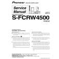 Cover page of PIONEER S-FCRW4500/XTW/UC Service Manual