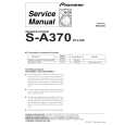 Cover page of PIONEER S-A370/XTL/NC Service Manual