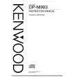 Cover page of KENWOOD DPM993 Owner's Manual