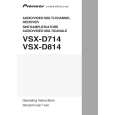 Cover page of PIONEER VSX-D814 Owner's Manual