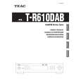 Cover page of TEAC TR610DAB Owner's Manual