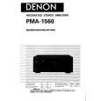 Cover page of DENON PMA1560 Owner's Manual