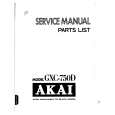 Cover page of AKAI GXC-750D Service Manual