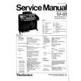 Cover page of TECHNICS SXG5 Service Manual
