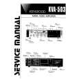 Cover page of KENWOOD KVA-503 Service Manual