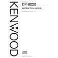 Cover page of KENWOOD DP-8020 Owner's Manual