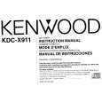 Cover page of KENWOOD KDCX911 Owner's Manual