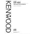 Cover page of KENWOOD DP-492 Owner's Manual