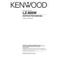 Cover page of KENWOOD LZ-800W Owner's Manual