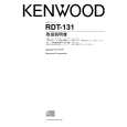 Cover page of KENWOOD RDT-131 Owner's Manual