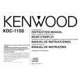 Cover page of KENWOOD KDC-115S Owner's Manual