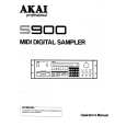 Cover page of AKAI S900 Owner's Manual