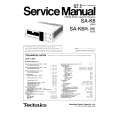 Cover page of TECHNICS SAK6/R/W Service Manual