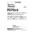 Cover page of PIONEER PDF25S Service Manual