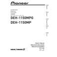 Cover page of PIONEER DEH-1150MPG/XN/ES Owner's Manual