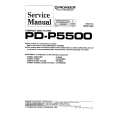 Cover page of PIONEER PD-P5500 Service Manual