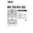 Cover page of AKAI MX-750 Owner's Manual