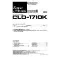 Cover page of PIONEER CLD-1710K Service Manual