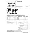 Cover page of PIONEER DV444K Service Manual
