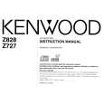 Cover page of KENWOOD Z727 Owner's Manual