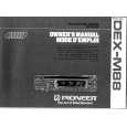 Cover page of PIONEER DEXM88 Owner's Manual