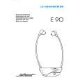 Cover page of SENNHEISER E 90 Owner's Manual