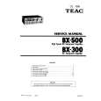 Cover page of TEAC BX500 Service Manual