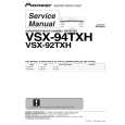 Cover page of PIONEER VSX-92TXH/KUXJ/CA Service Manual