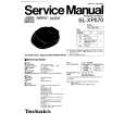 Cover page of TECHNICS SLXP570 Service Manual