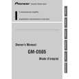 Cover page of PIONEER GM-D505 Owner's Manual