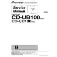 Cover page of PIONEER CD-UB100/XN/E5 Service Manual