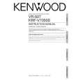Cover page of KENWOOD KRF-V7050D Owner's Manual